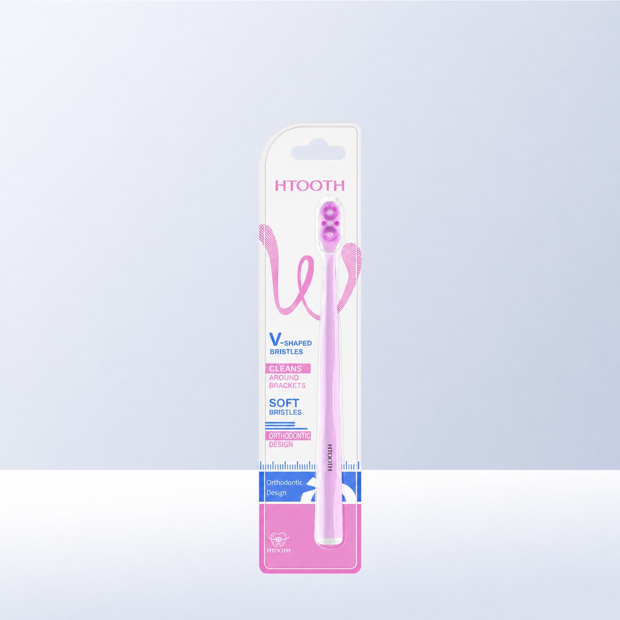 Orthodontic V-Cut Toothbrush package